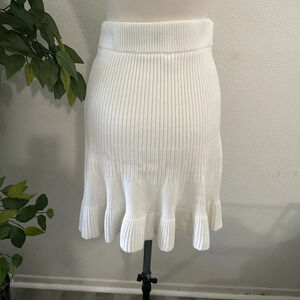 Free people mini skirt Sz S stretchy  warm